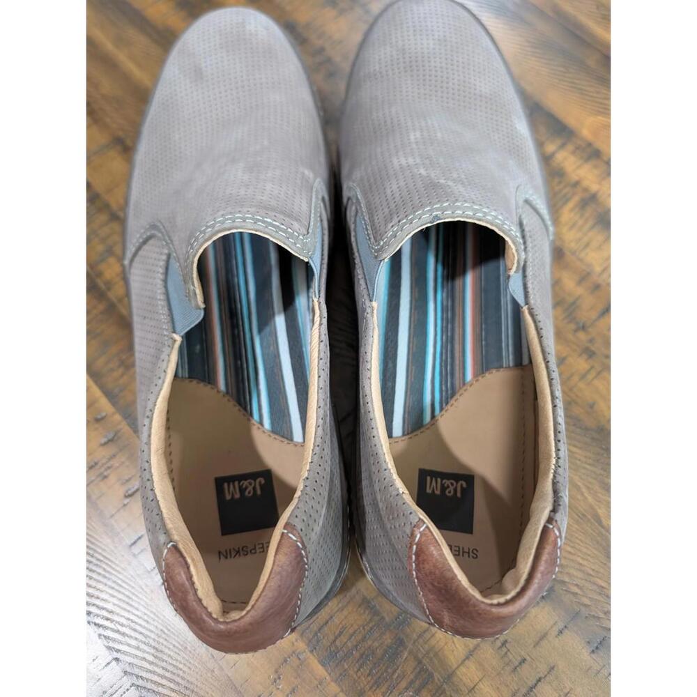 Johnston & Murphy McGuffey Slip Ons Size 12 M Sheepskin Excellent Condition - Picture 3 of 7